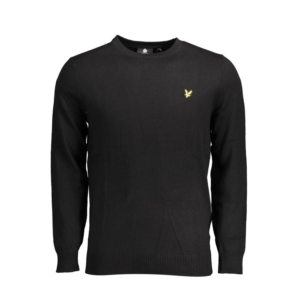 Lyle & Scott Schwarzer Baumwollpullover