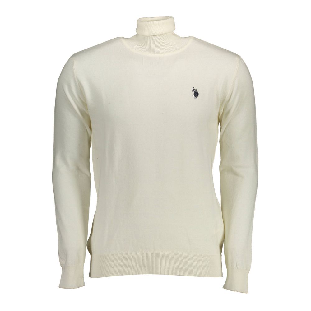 U.S. POLO ASSN. Weißer Baumwollpullover