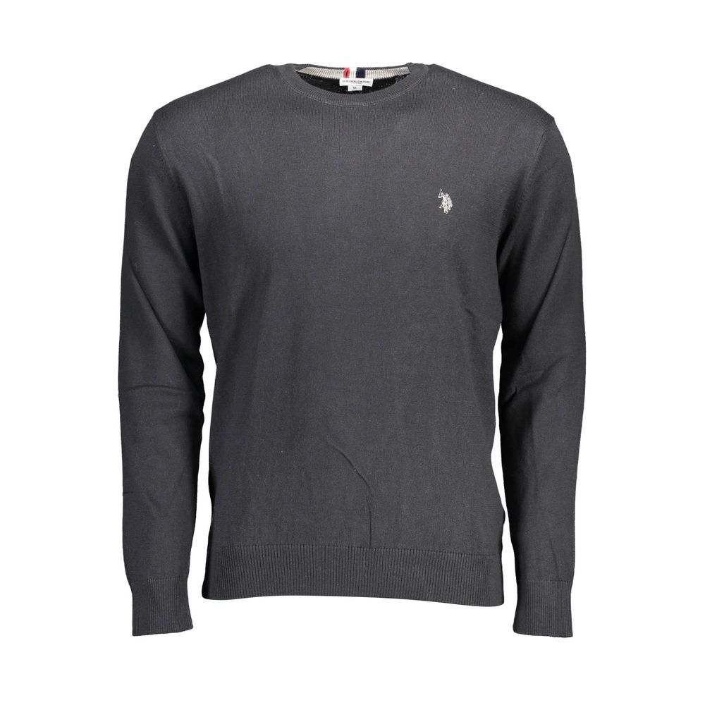 U.S. POLO ASSN. Schwarzer Baumwollpullover