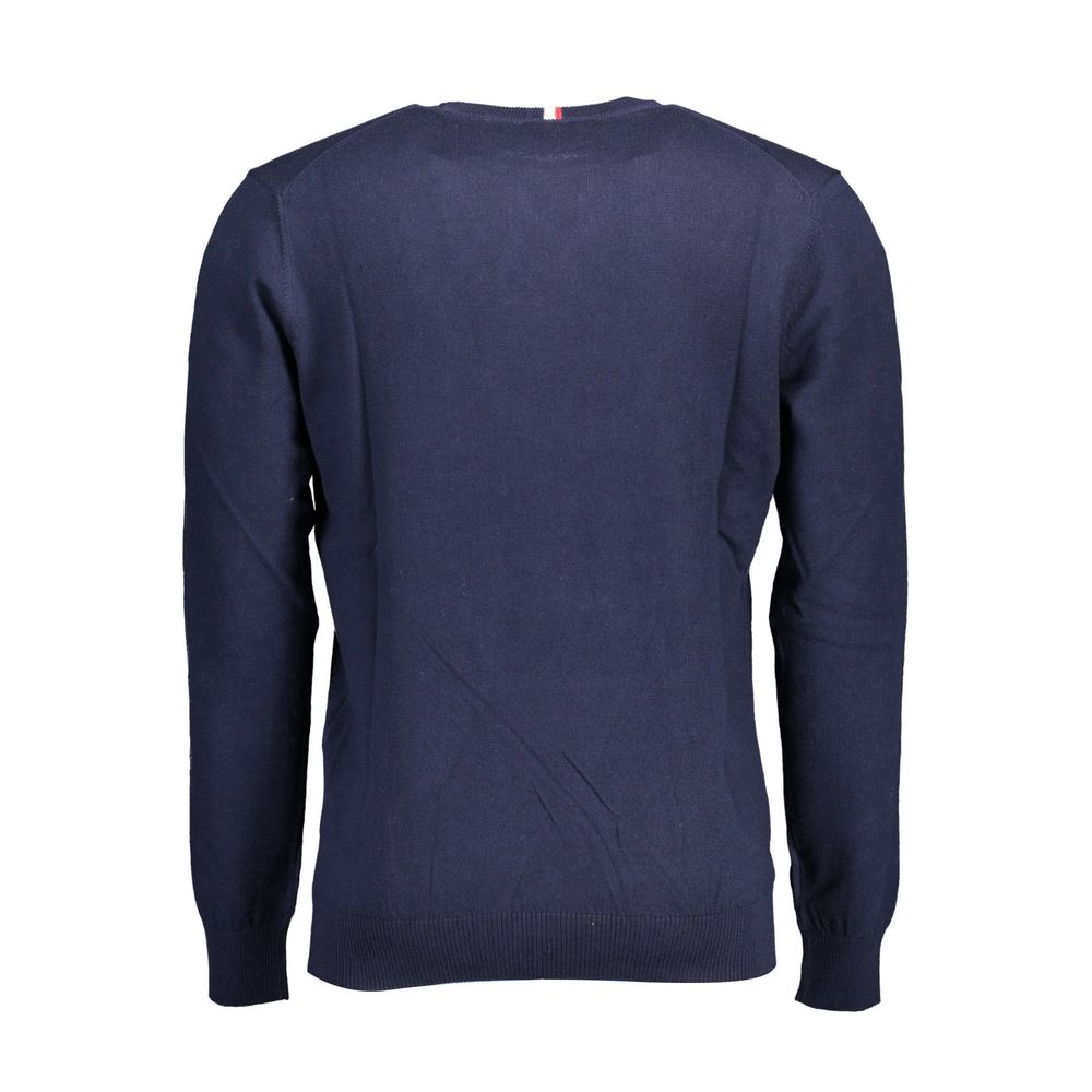 U.S. POLO ASSN. Blauer Baumwollpullover