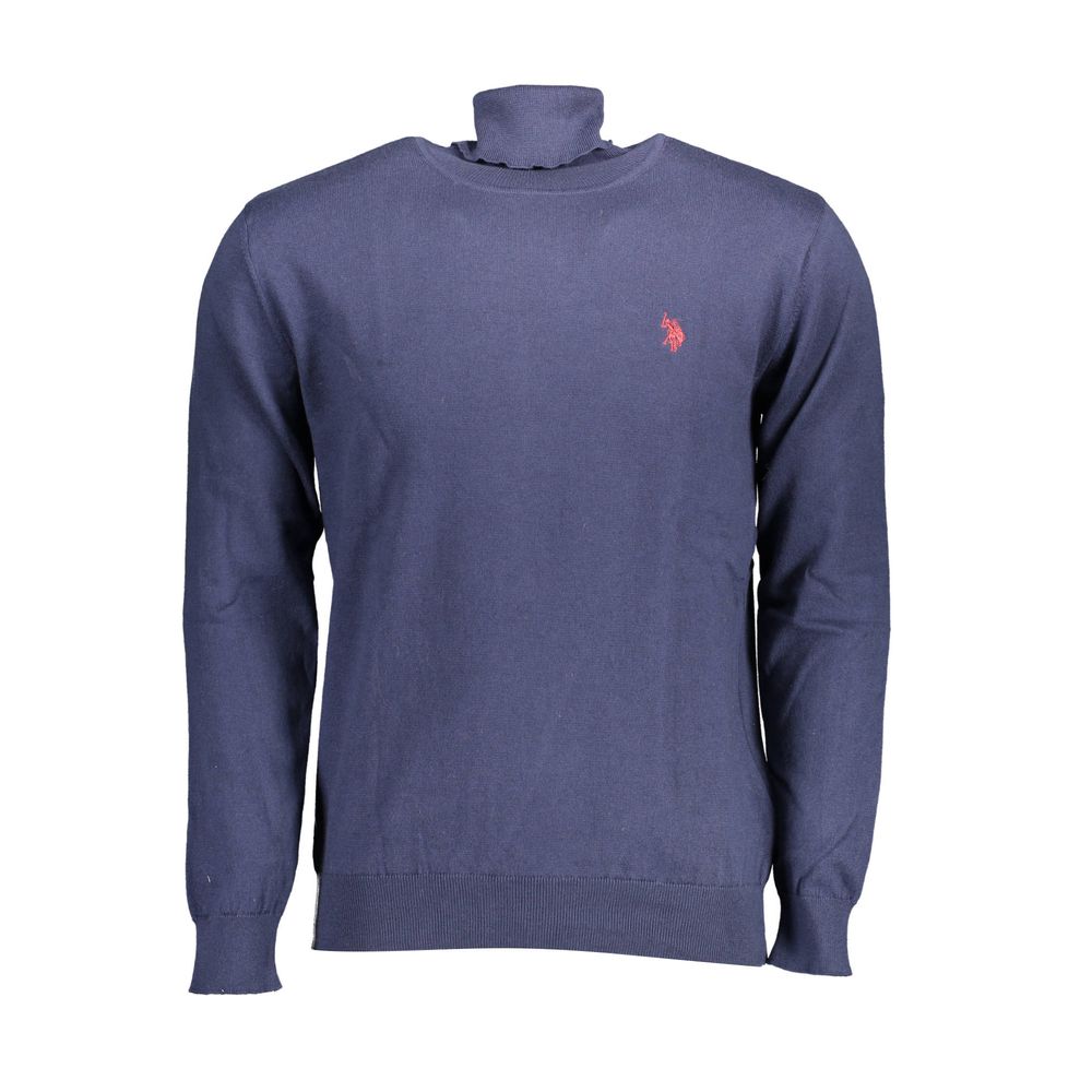 U.S. POLO ASSN. Blauer Baumwollpullover