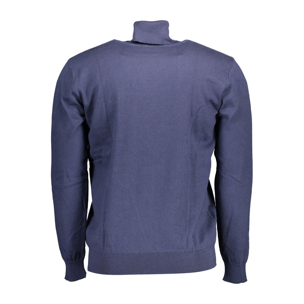 U.S. POLO ASSN. Blauer Baumwollpullover