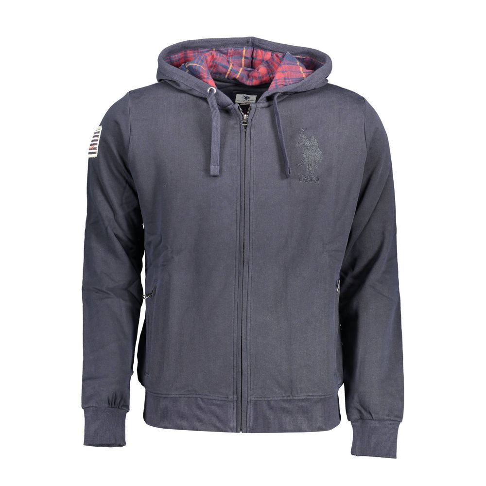 U.S. POLO ASSN. Blauer Baumwollpullover
