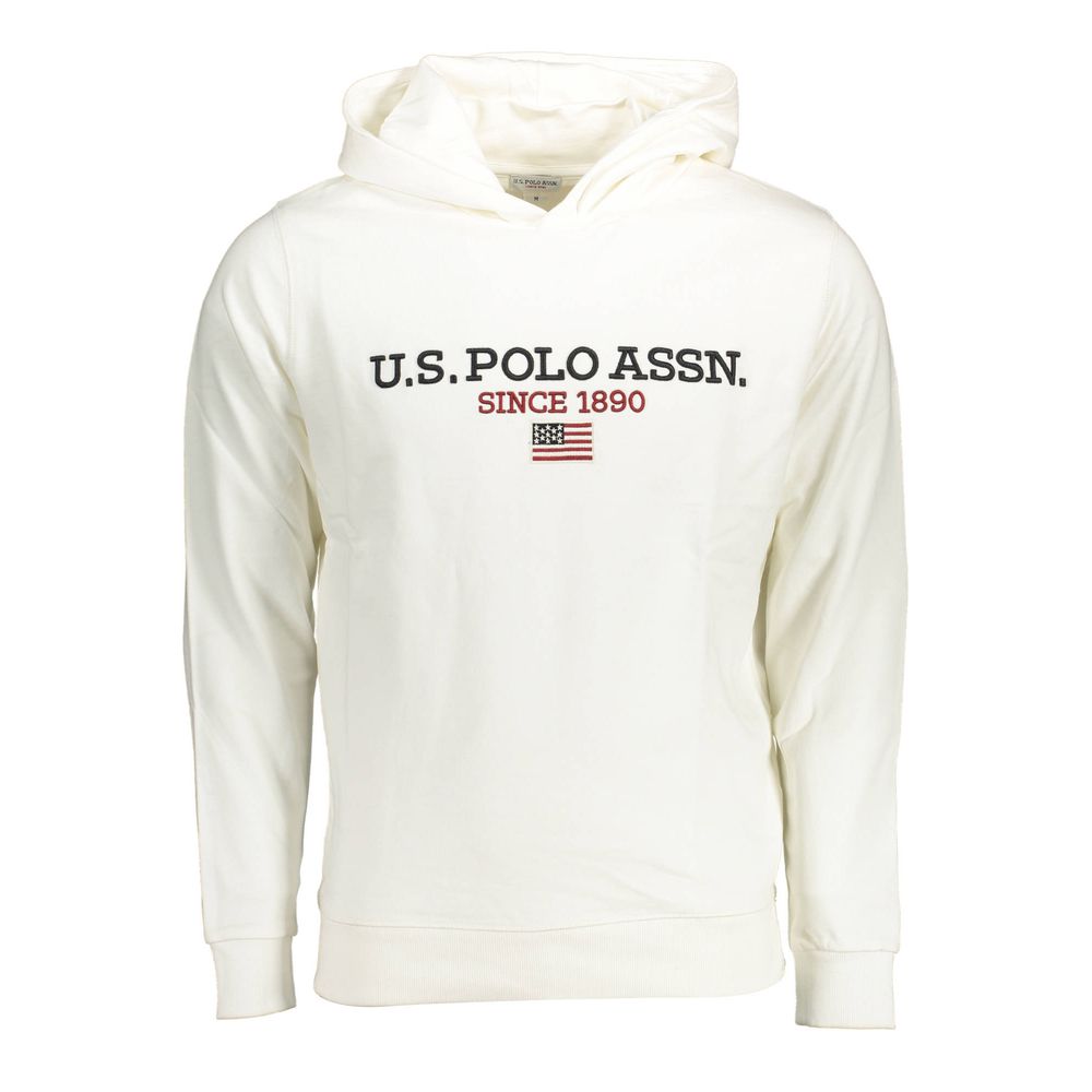 U.S. POLO ASSN. Weißer Baumwollpullover