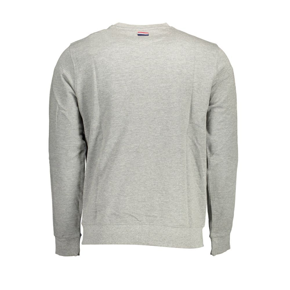 U.S. POLO ASSN. Grauer Baumwollpullover