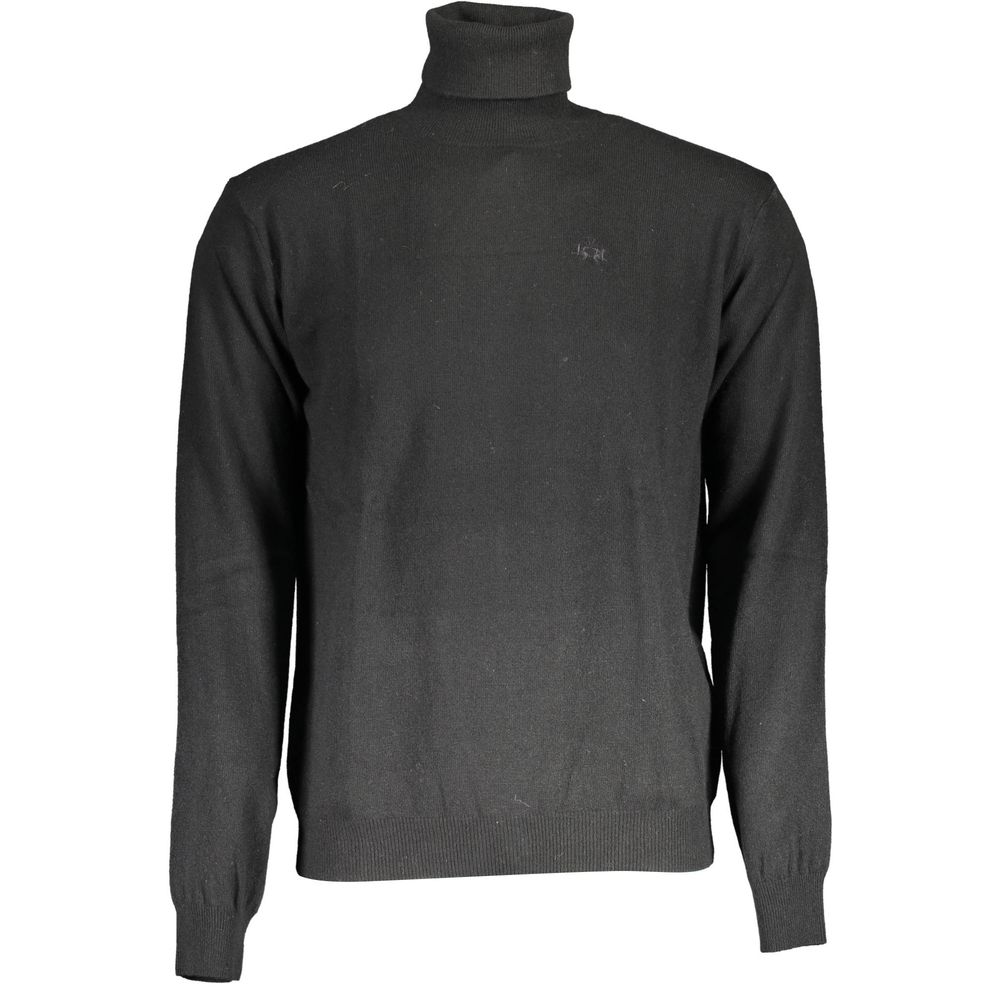 La Martina Schwarzer Wollpullover