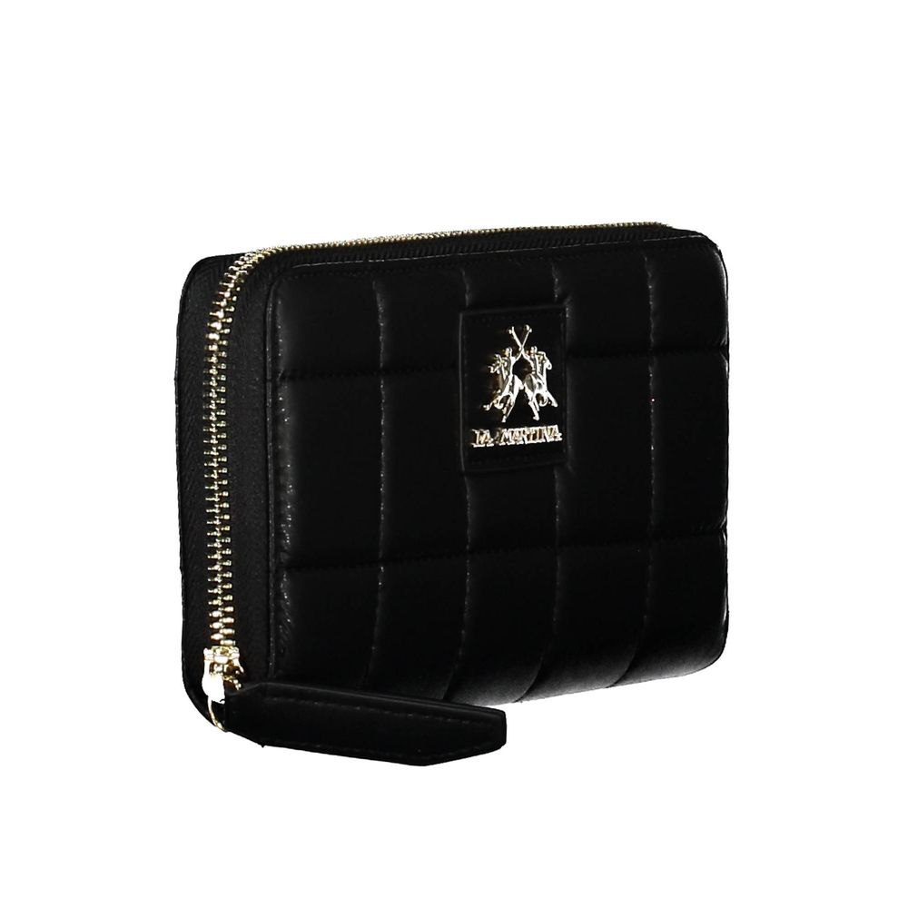 La Martina Schwarze Polyethylen-Handtasche
