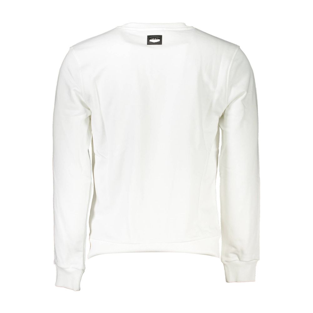 Cavalli Class Weißer Baumwollpullover