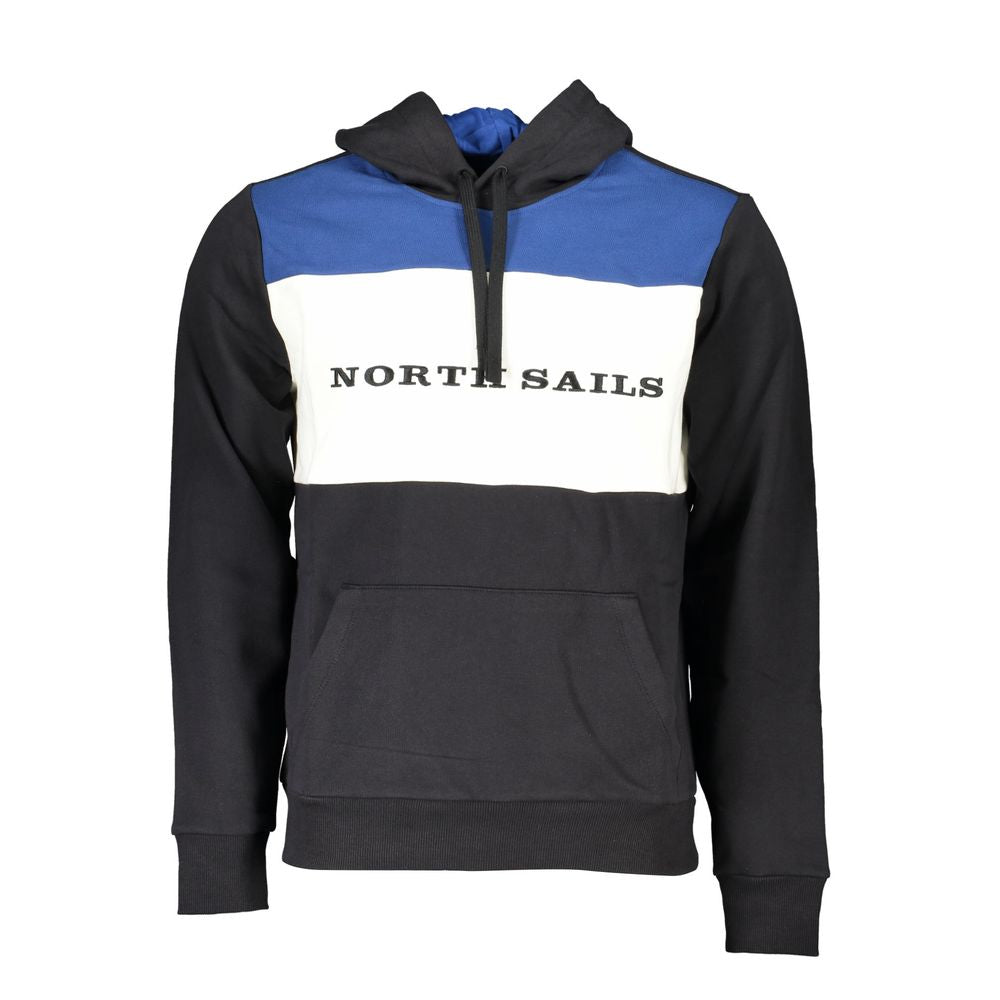 North Sails Schwarzer Baumwollpullover für Männer