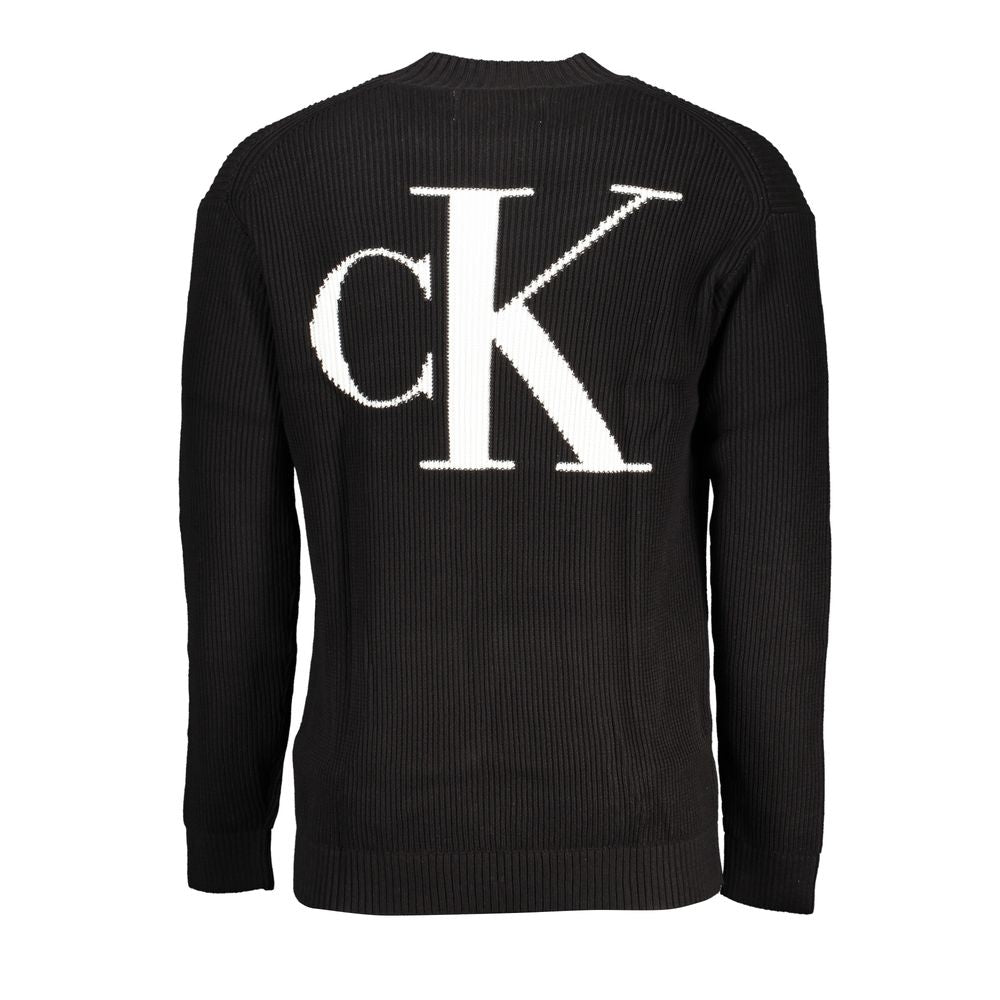 Calvin Klein Schwarzer Baumwollpullover