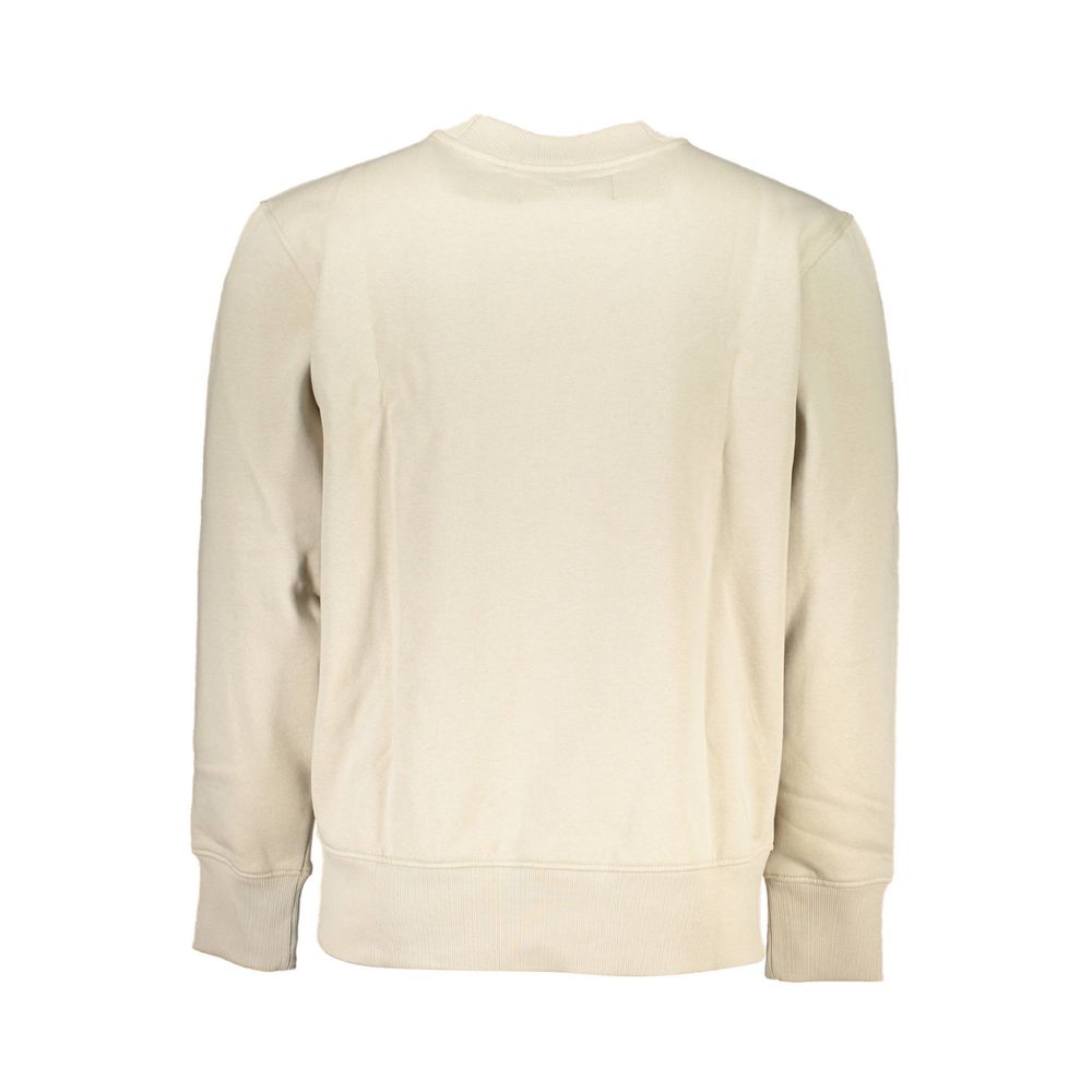 Calvin Klein Beigefarbener Baumwollpullover