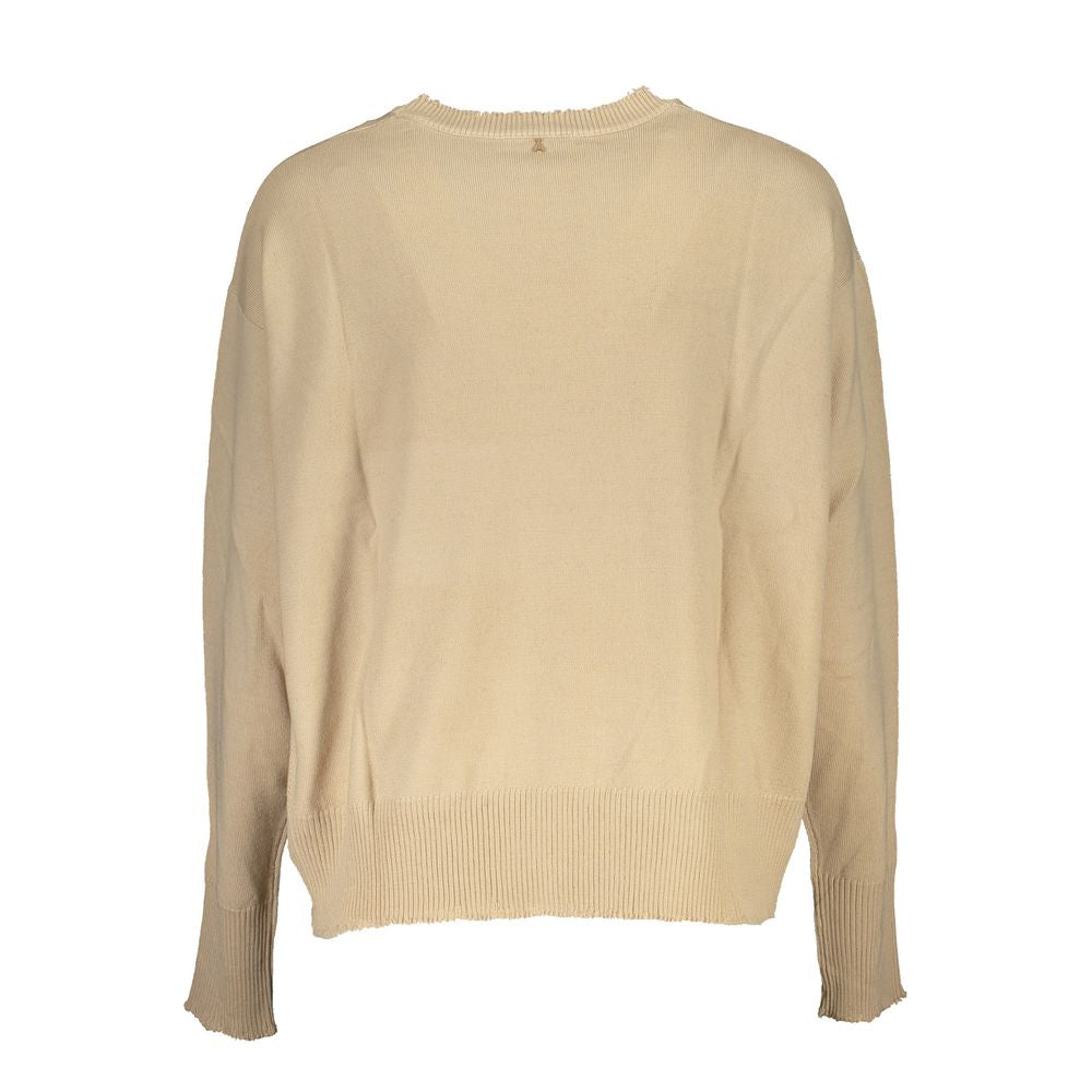 Patrizia Pepe Beige Stoff Pullover