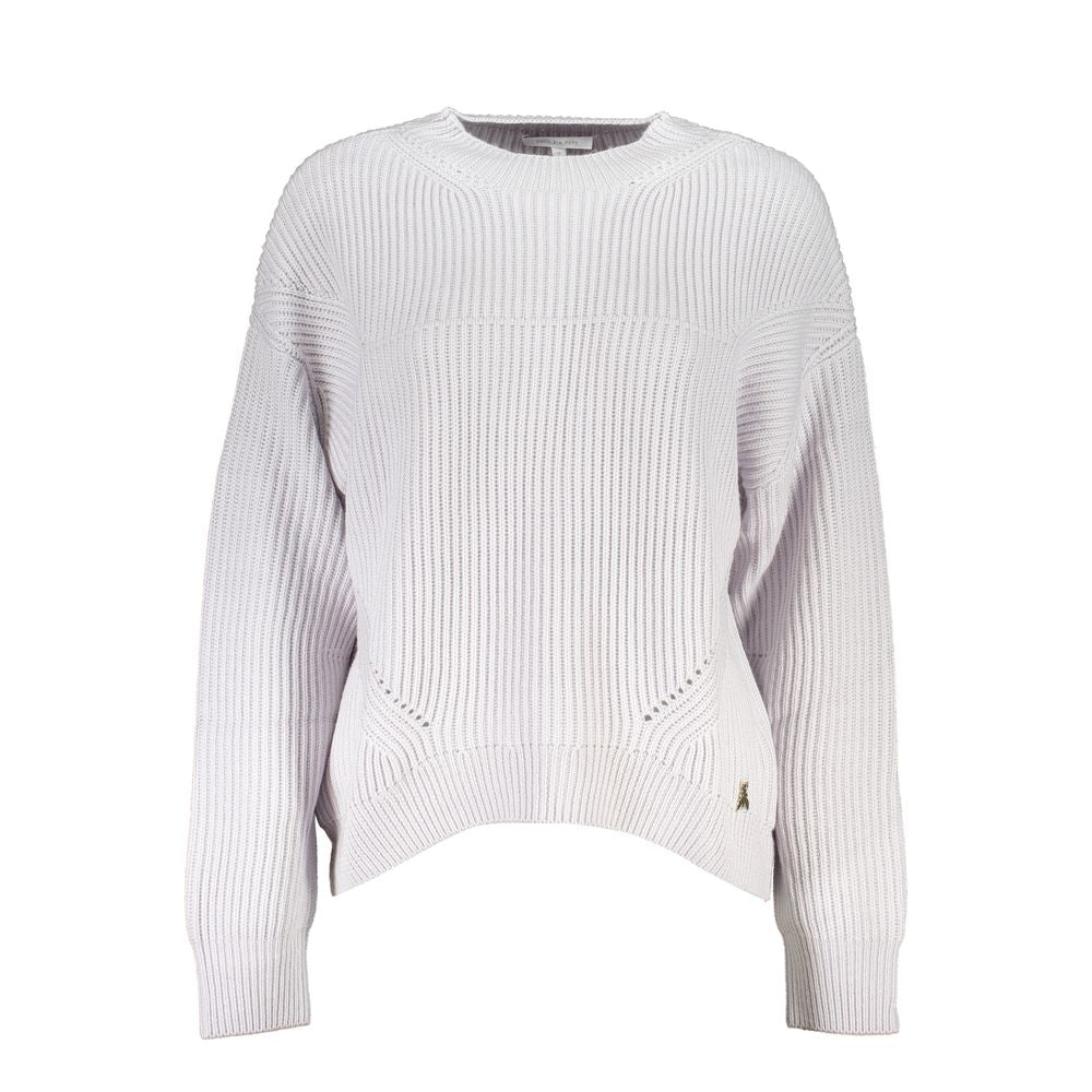 Patrizia Pepe Grauer Stoffpullover