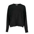 Patrizia Pepe Schwarzer Stoffpullover