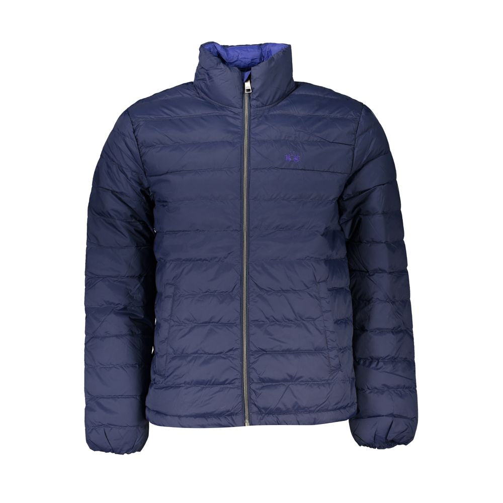 La Martina Blaue Polyamid Herren Jacke