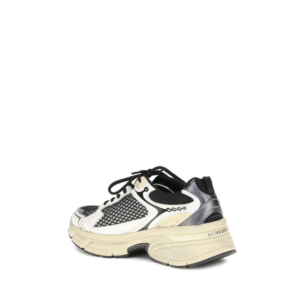 Golden Goose Bunte Polyester-Sportschuhe