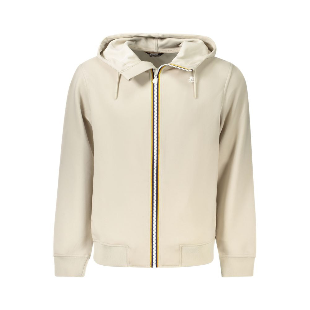 K-WAY Beige Polyester Männer Pullover mit Kapuze