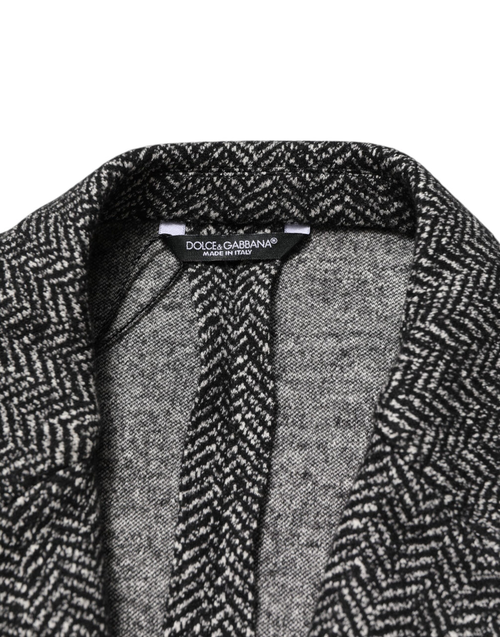 Dolce & Gabbana Zwart-Wit Dubbel Knoops Heren Pak Blazer