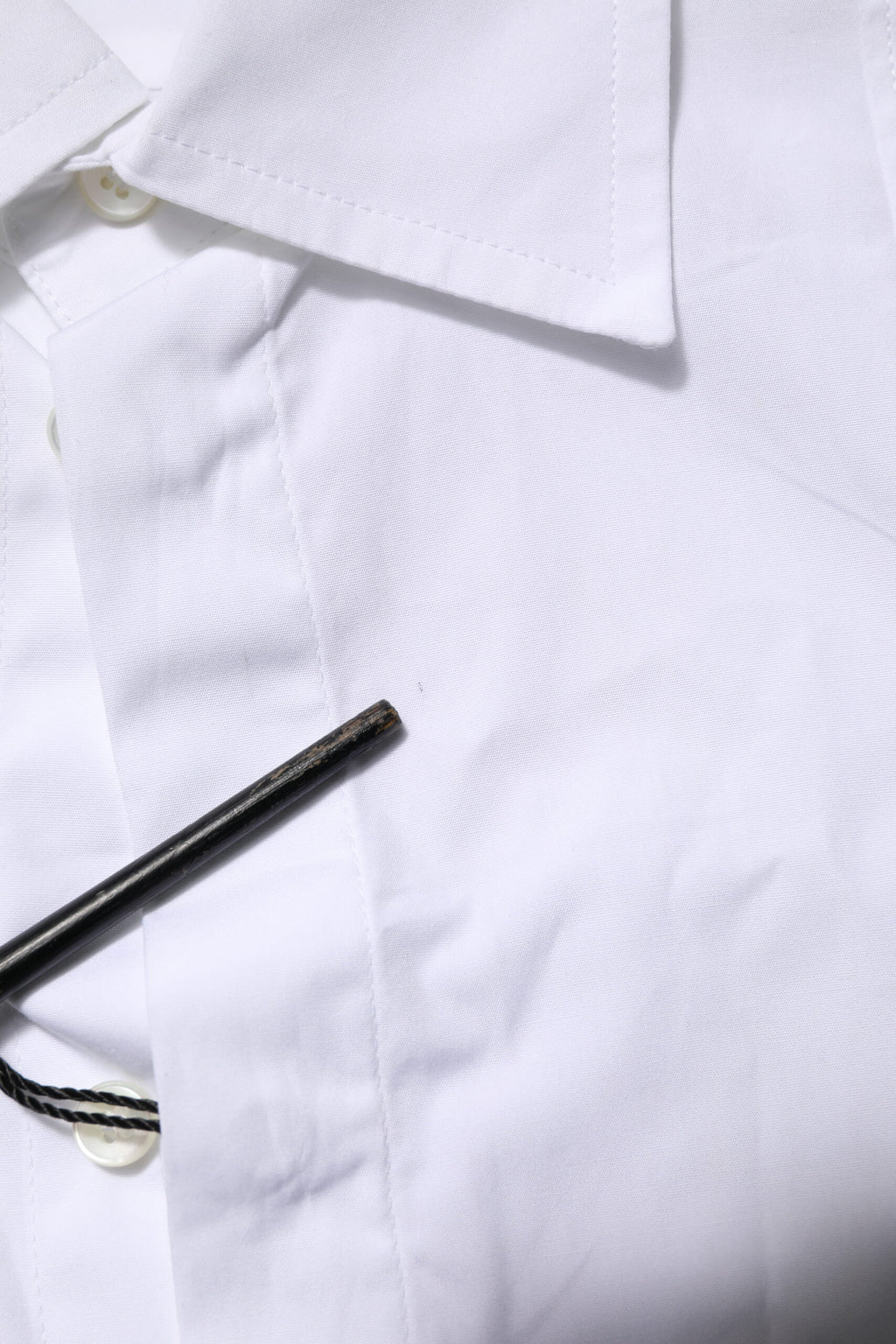 Dolce & Gabbana Weißes Popeline-Baumwollhemd für formelle Herren