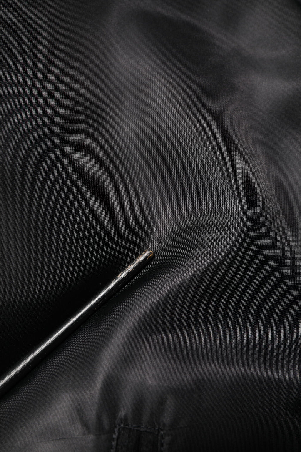 Dolce & Gabbana Schwarze Polyester-Logo-Plakette Bomberjacke