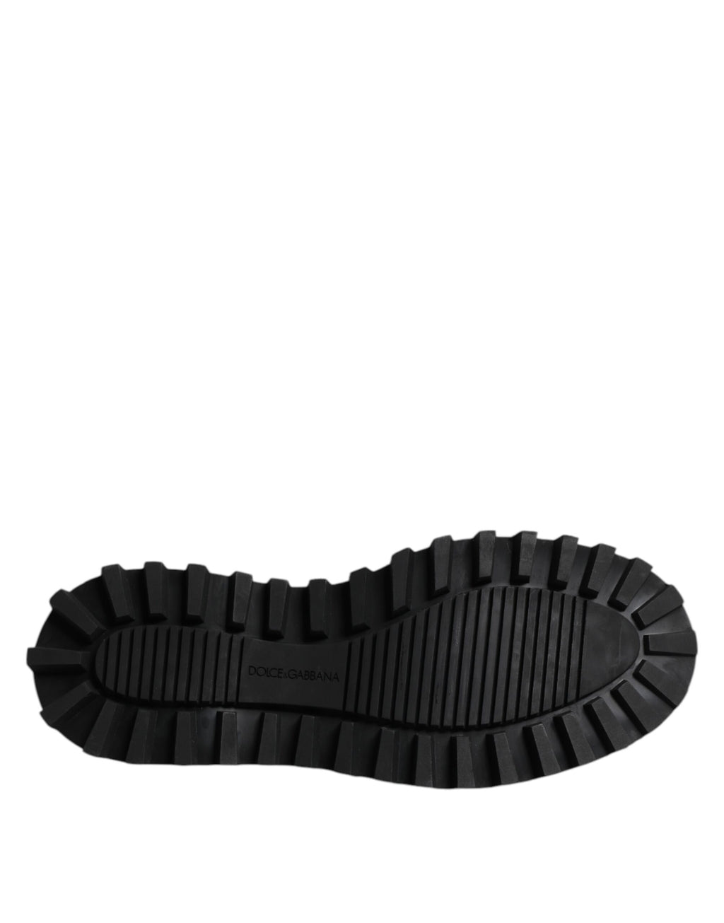 Dolce & Gabbana Schwarze Leder-Schnürschuhe für Trekking-Anzüge