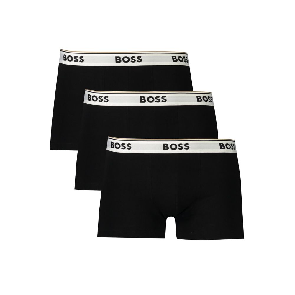 Hugo Boss Schwarz Baumwolle Männer Boxer Short
