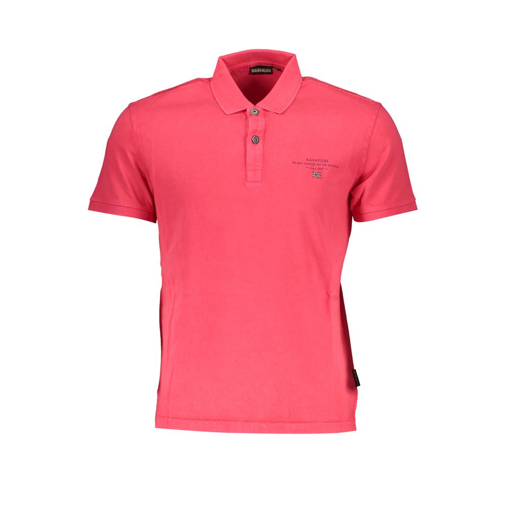 Napapijri Rosa Baumwoll-Poloshirt