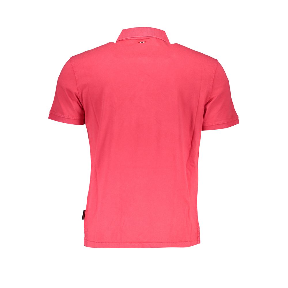 Napapijri Rosa Baumwoll-Poloshirt