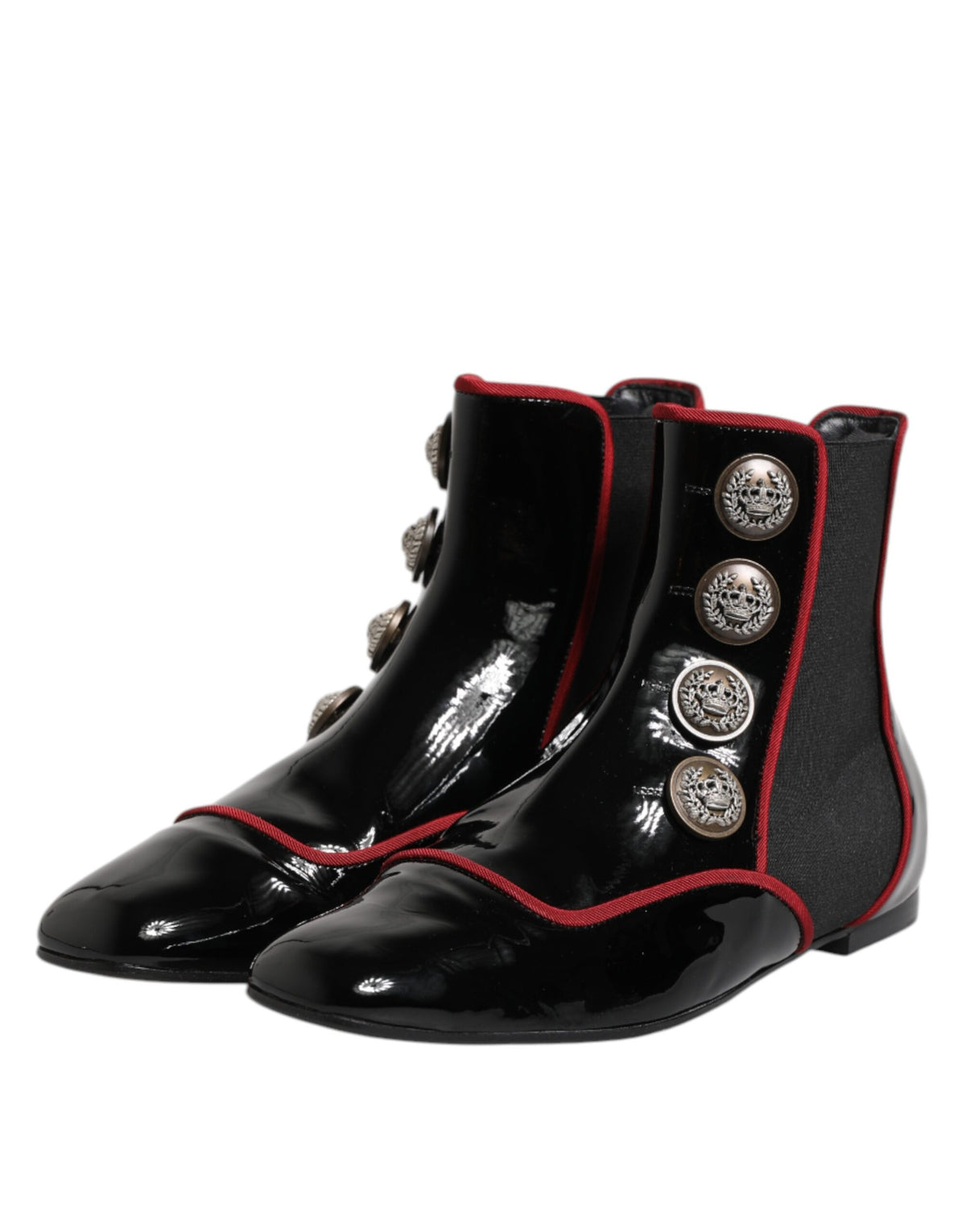 Dolce & Gabbana Zwarte Jackie Geknoopte Chelsea Laarzen Schoenen