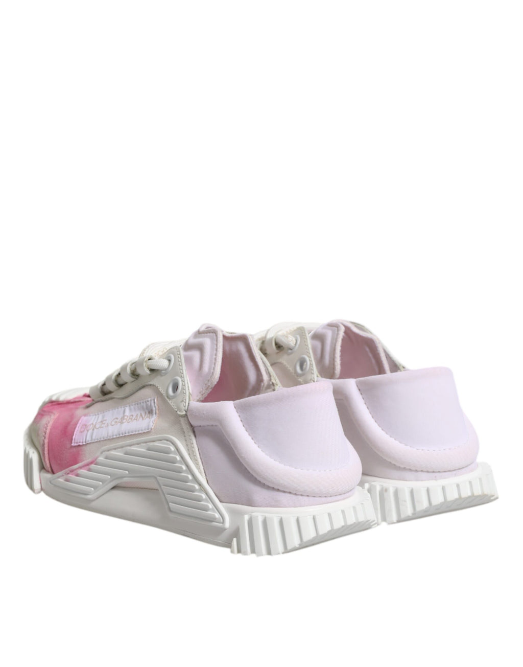 Dolce & Gabbana Weiß NS1 Lace Up Low Top Turnschuhe Schuhe