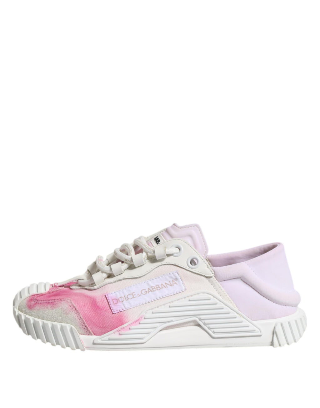 Dolce & Gabbana Weiß NS1 Lace Up Low Top Turnschuhe Schuhe