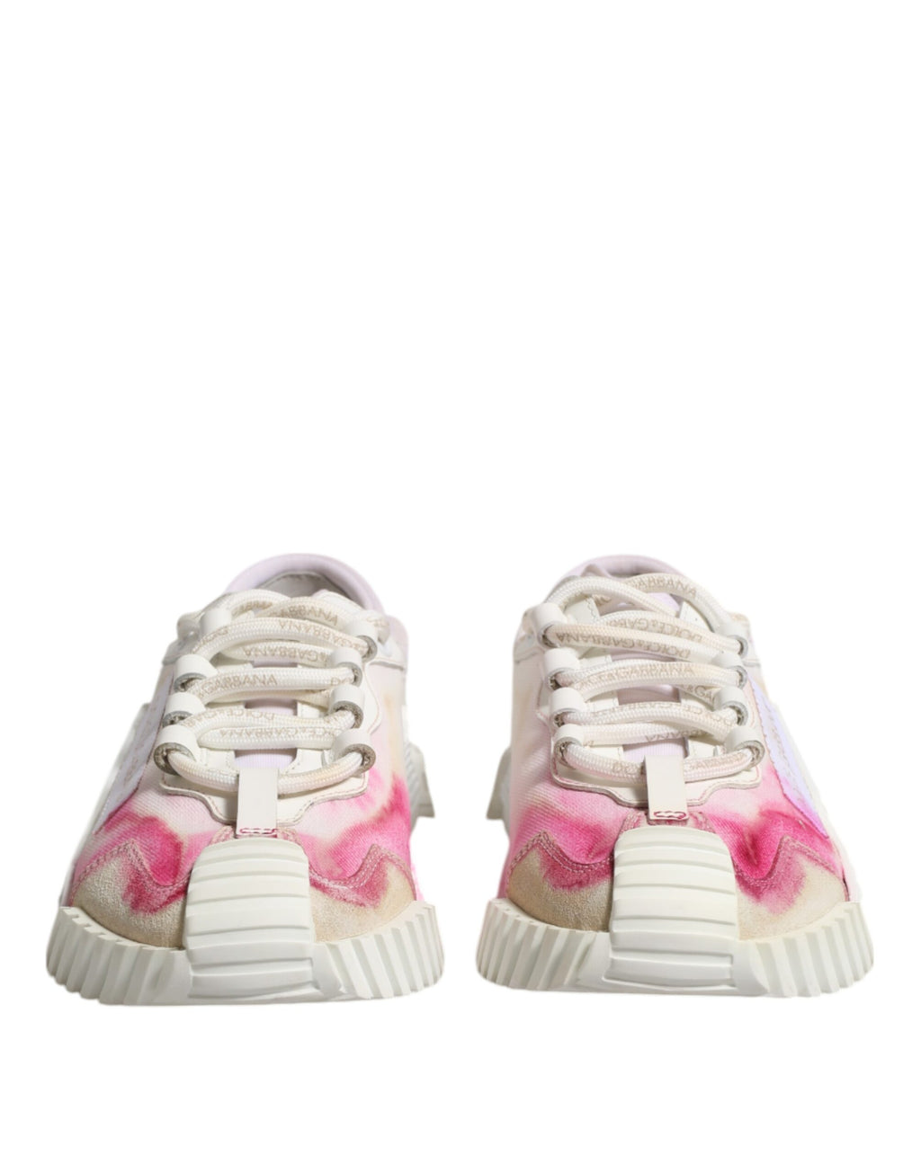 Dolce & Gabbana Weiß NS1 Lace Up Low Top Turnschuhe Schuhe