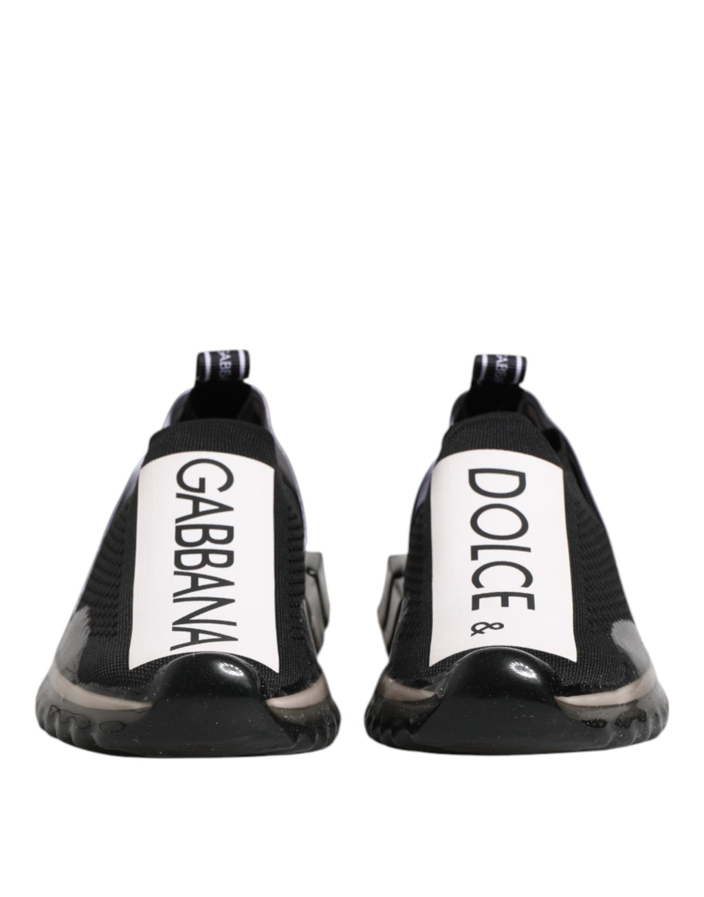 Dolce & Gabbana Schwarz Sorrento Slip On Low Top Sneakers Schuhe