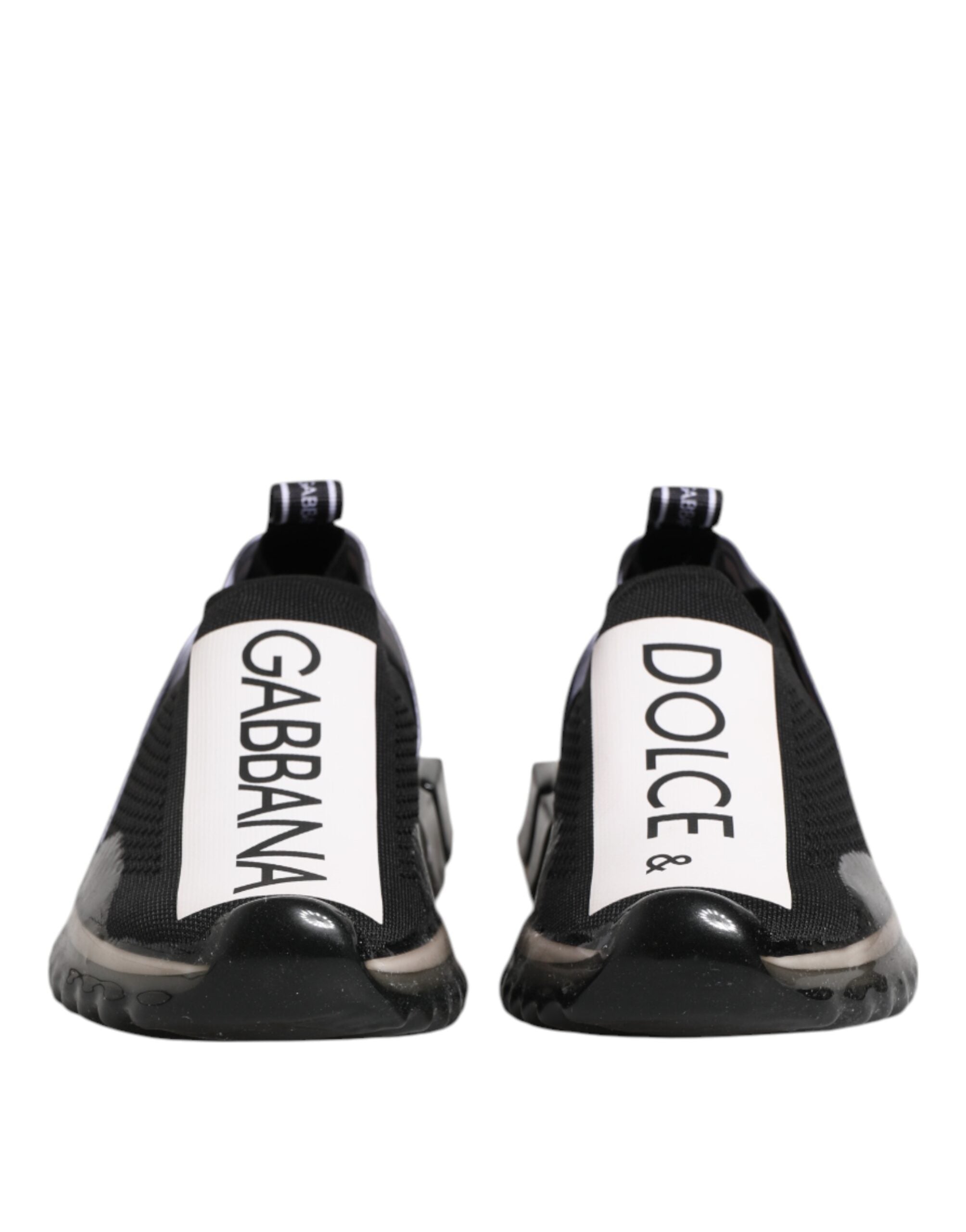 Dolce & Gabbana Schwarz Sorrento Slip On Low Top Sneakers Schuhe