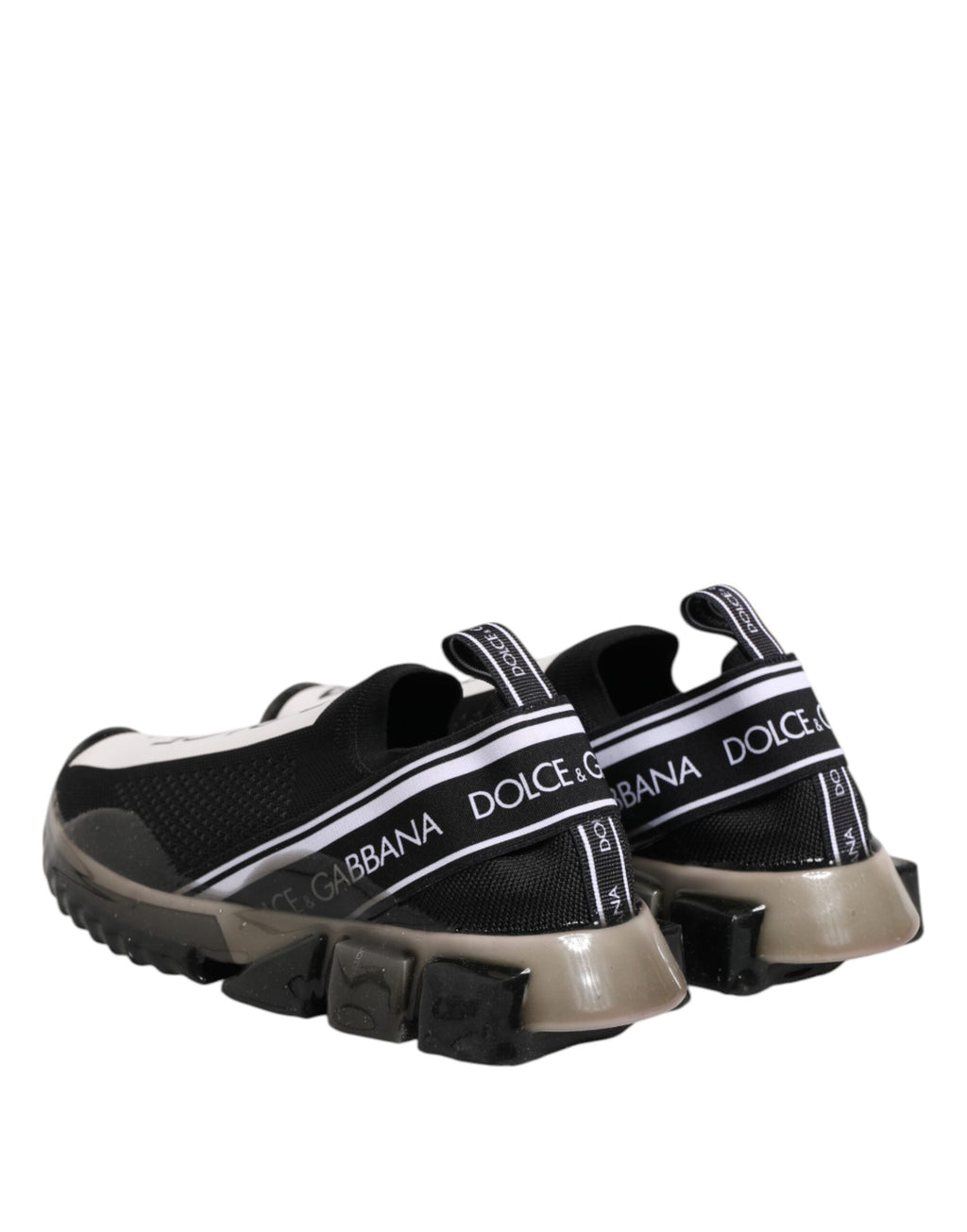 Dolce & Gabbana Schwarz Sorrento Slip On Low Top Sneakers Schuhe