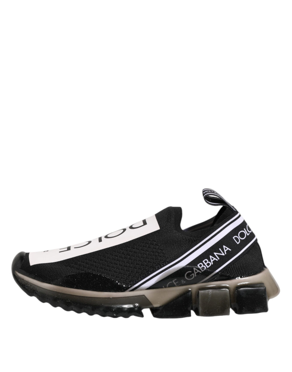 Dolce & Gabbana Schwarz Sorrento Slip On Low Top Sneakers Schuhe