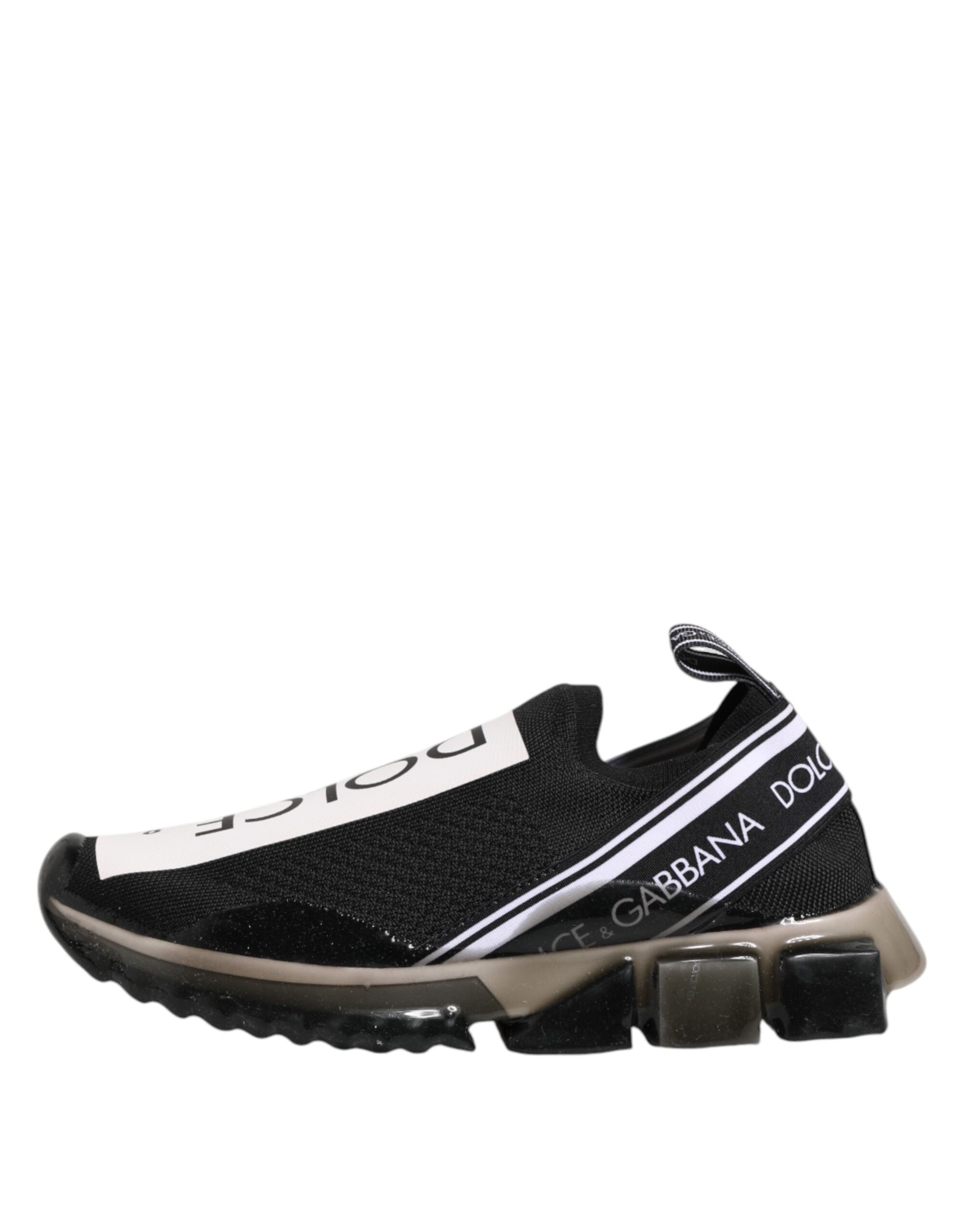 Dolce & Gabbana Schwarz Sorrento Slip On Low Top Sneakers Schuhe