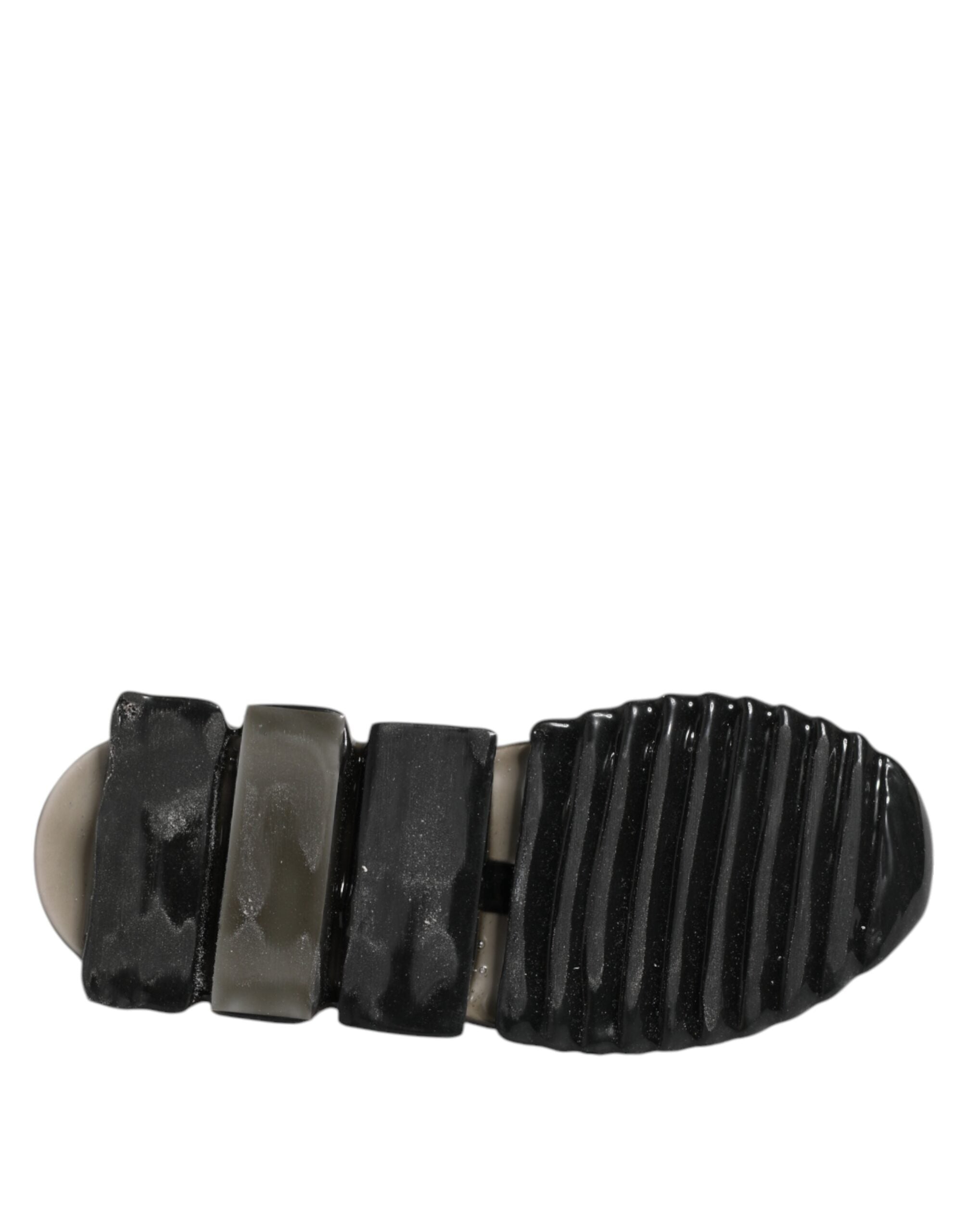 Dolce & Gabbana Schwarz Sorrento Slip On Low Top Sneakers Schuhe