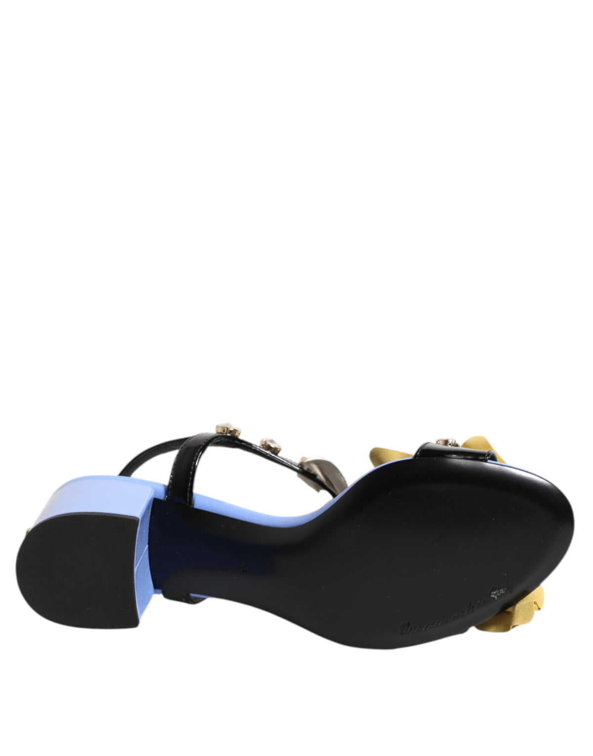 Dolce & Gabbana Mehrfarbige Blumen-Kristall-Sandalen KEIRA