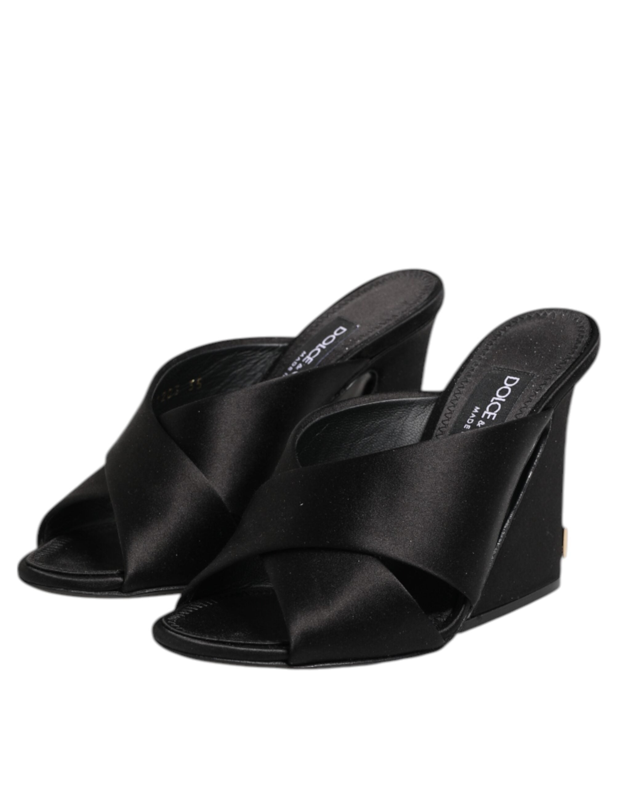 Dolce & Gabbana Schwarz Keira Barock Hochhackige Sandalen Schuhe