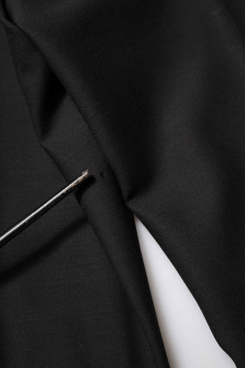 Dolce & Gabbana Schwarze konisch zulaufende formelle Herren Anzughose aus Wolle