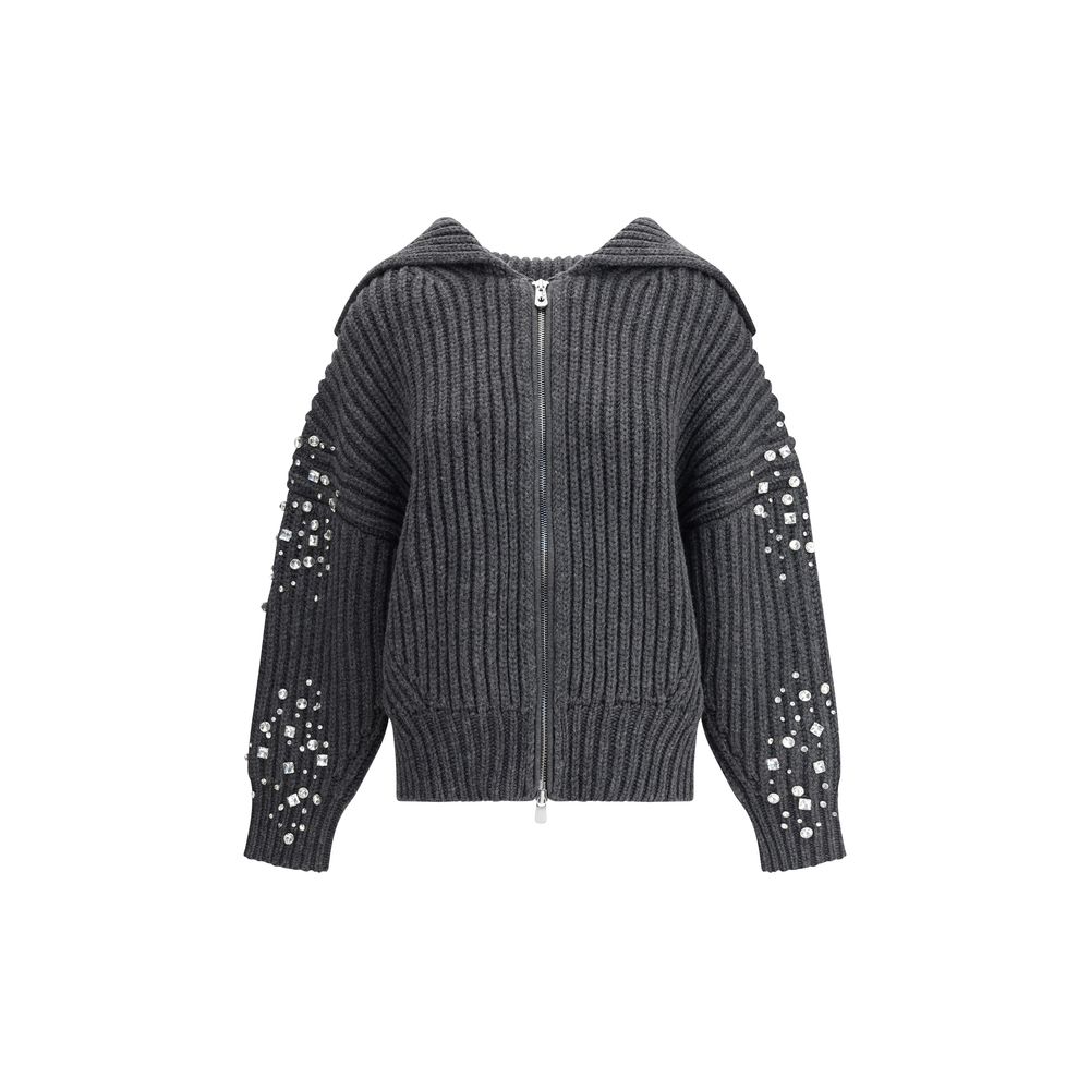 PINKO Grauer Wollcardigan