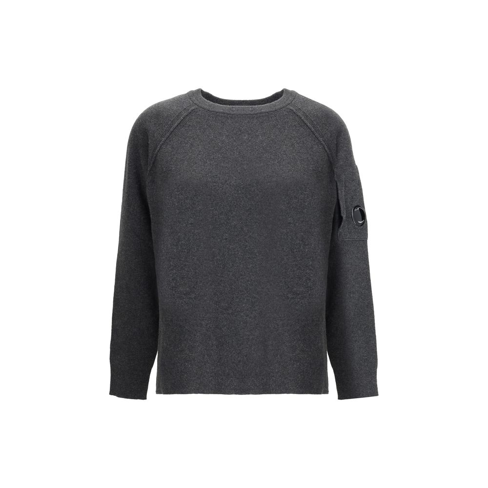 C.P. Company Grauer Woll-Sweatshirt