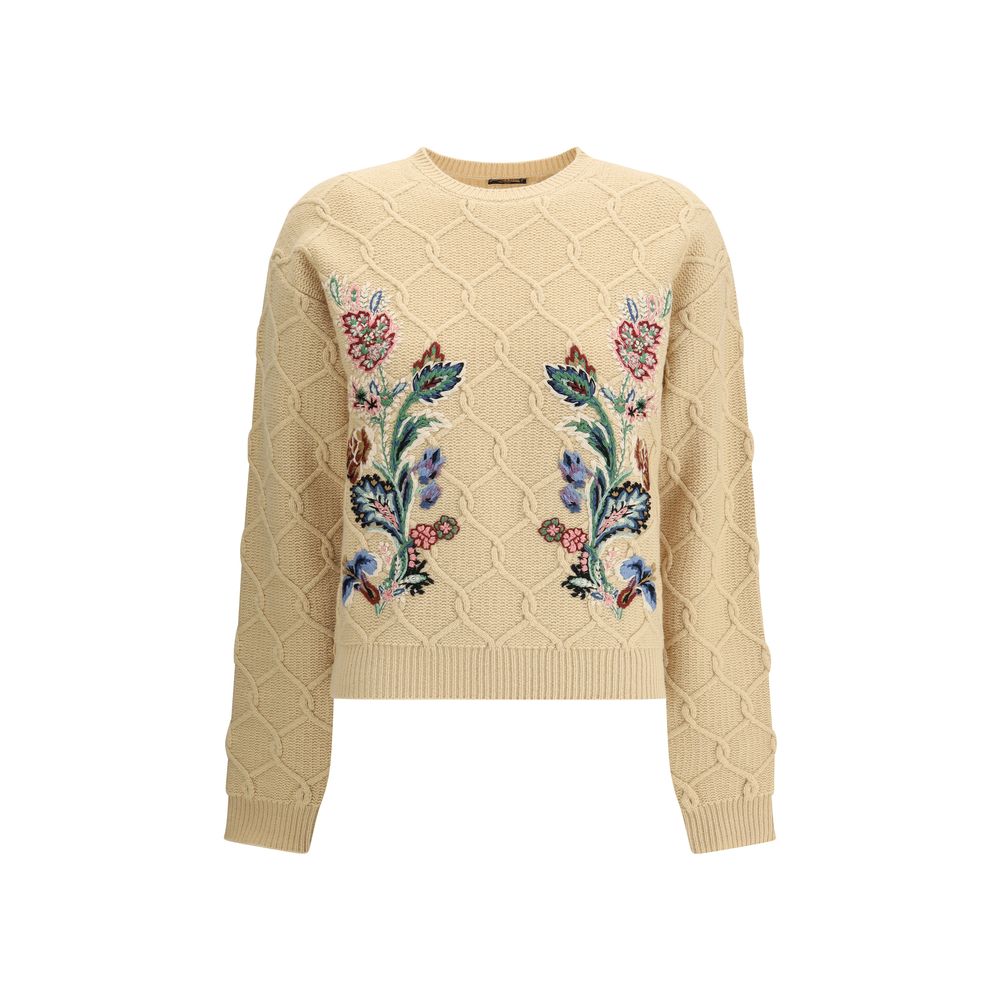 Etro Beiger Woll-Sweatshirt