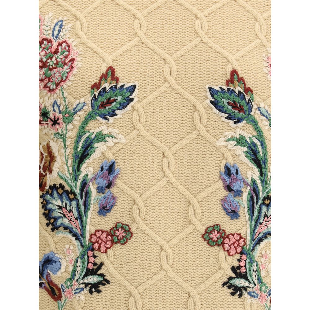 Etro Beiger Woll-Sweatshirt