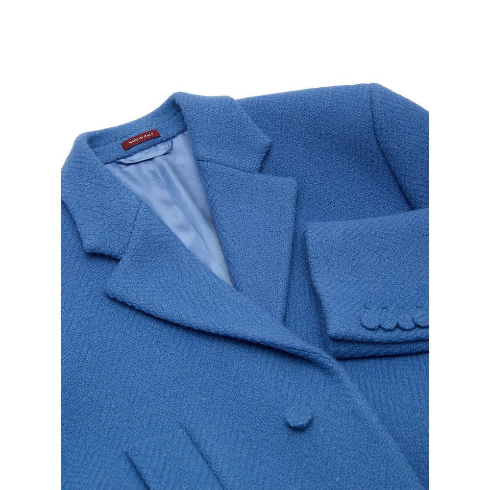 Gucci Blauer Wollmantel