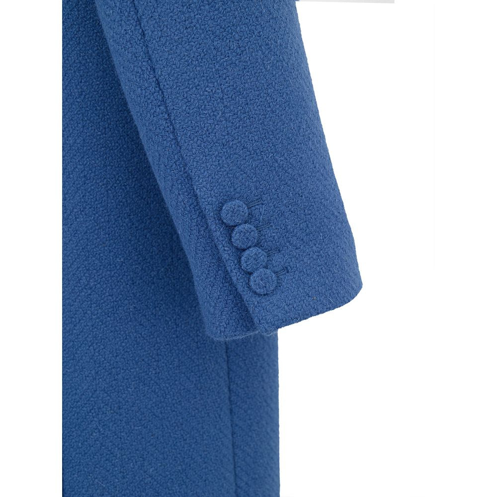 Gucci Blauer Wollmantel
