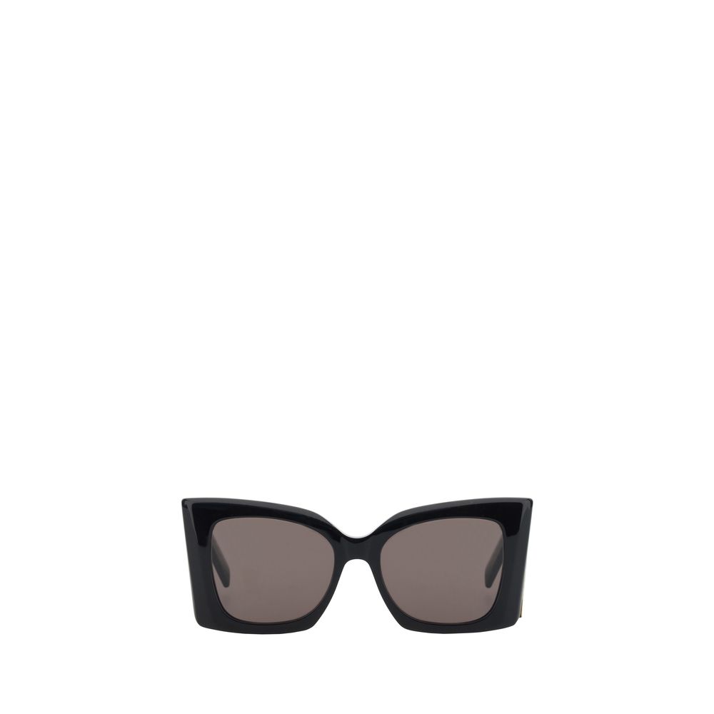 Saint Laurent Schwarze Sonnenbrille aus Acetat