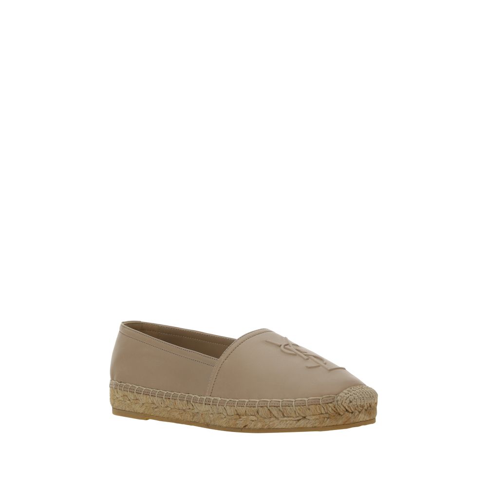 Saint Laurent Braune Lamm-Espadrilles Ovis Aries Aries