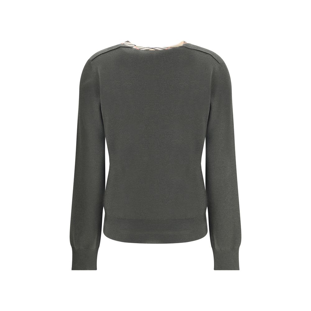 Burberry Wollpullover mit Karo